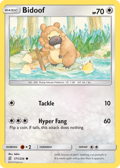Bidoof #171/236 Common / Unified Minds