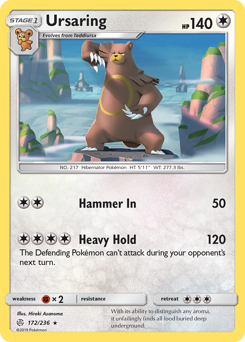 Ursaring #172/236 Rare (Normal) / Cosmic Eclipse