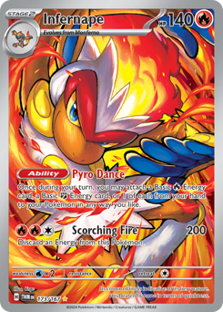 Infernape #173/167 Illustration Rare (Holofoil) / Twilight Masquerade