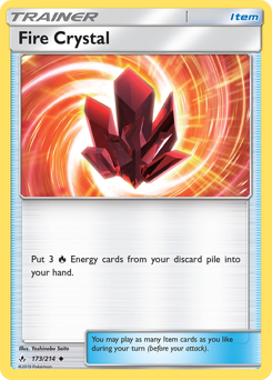 Fire Crystal #173/214 Uncommon / Unbroken Bonds