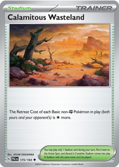 Calamitous Wasteland #175/193 Uncommon (Reverse Holofoil) / Paldea Evolved