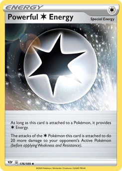 Powerful Colorless Energy #176/189 Uncommon (Reverse Holofoil) / Darkness Ablaze