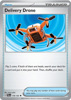 Delivery Drone #178/193 Uncommon (Reverse Holofoil) / Paldea Evolved