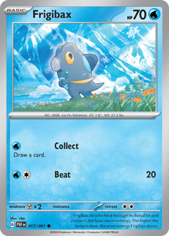 Frigibax #17/91 Common (Reverse Holofoil) / Paldean Fates