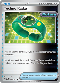 Techno Radar #180/182 Uncommon (Reverse Holofoil) / Paradox Rift