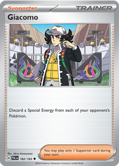 Giacomo #182/193 Uncommon (Reverse Holofoil) / Paldea Evolved