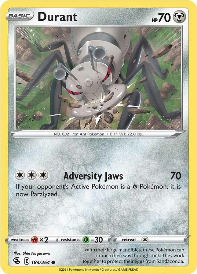 Durant #184/264 Common (Reverse Holofoil) / Fusion Strike