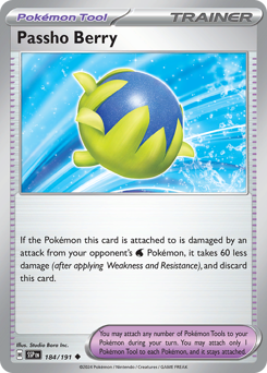 Passho Berry #184/191 Uncommon / Surging Sparks