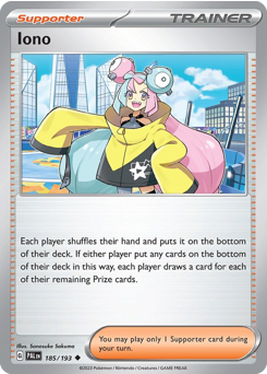 Iono #185/193 Uncommon / Paldea Evolved