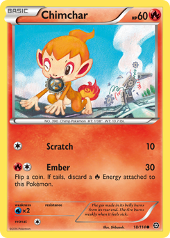 Chimchar 018/114 Common / Steam Siege
