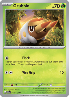 Grubbin #018/162 Common / Temporal Forces