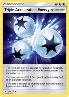 Triple Acceleration Energy #190/214 Uncommon / Unbroken Bonds