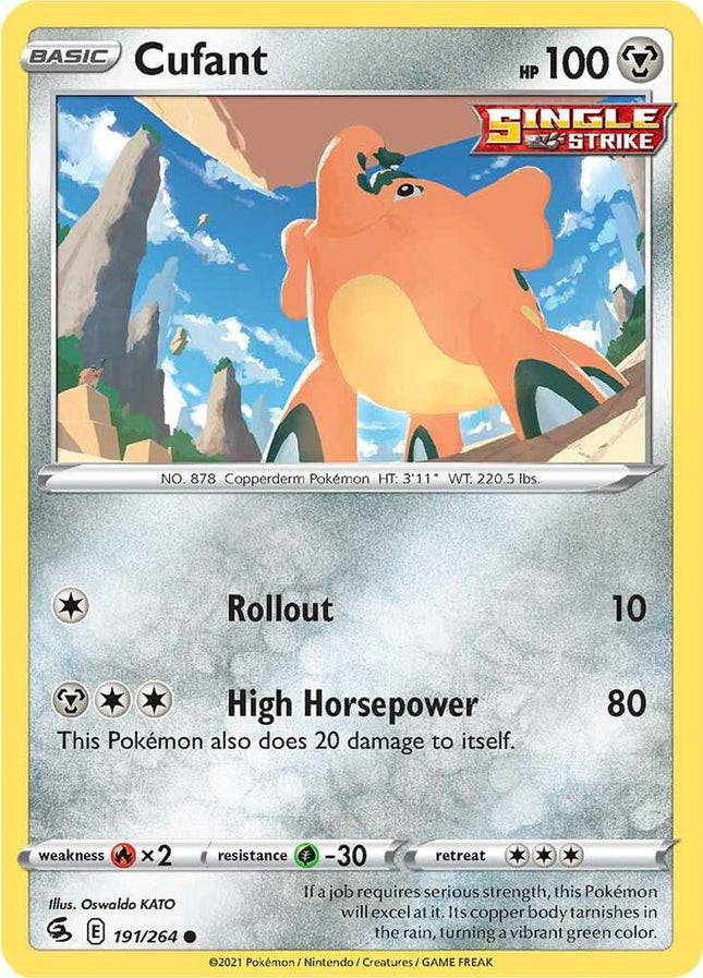 Cufant #191/264 Common (Reverse Holofoil) / Fusion Strike