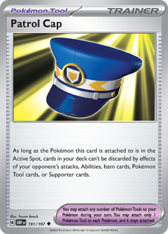 Patrol Cap #191/197 Uncommon (Reverse Holofoil) / Obsidian Flames