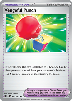 Vengeful Punch #197/197 Uncommon (Reverse Holofoil) / Obsidian Flames