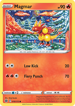 Magmar #019/172 Common / Brilliant Stars
