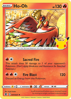 Ho-Oh #01/25 Holo Rare (Holofoil) / Celebrations