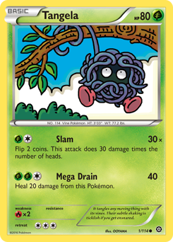 Tangela #001/114 Common / Steam Siege