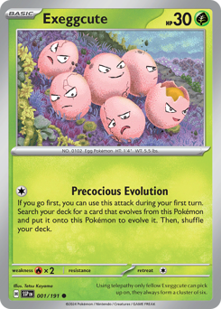 Exeggcute #001/191 Common / Surging Sparks