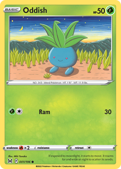 Oddish #001/196 Common / Lost Origin
