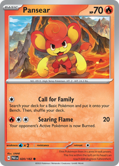 Pansear #020/182 Common / Paradox Rift