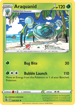 Araquanid #020/264 Rare (Reverse Holofoil) / Fusion Strike