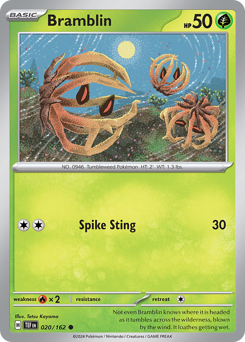 Bramblin #020/162 Common (Reverse Holofoil) / Temporal Forces
