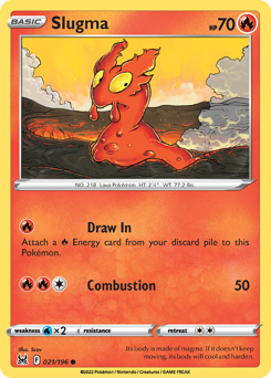 Slugma #021/196 Common / Lost Origin