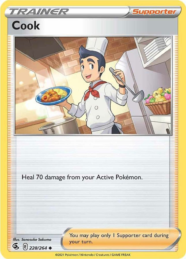 Cook #228/264 Uncommon (Reverse Holofoil) / Fusion Strike