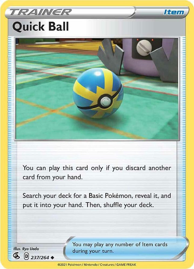 Quick Ball #237/264 Uncommon (Reverse Holofoil) / Fusion Strike
