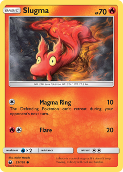 Slugma #023/168 Common / Celestial Storm