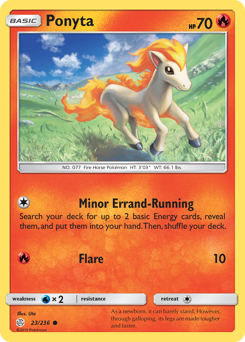 Ponyta #023/236 Common / Cosmic Eclipse