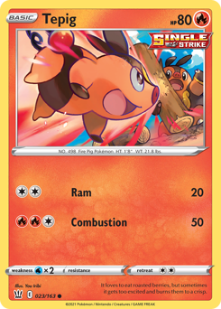 Tepig #023/163 Common / Battle Styles