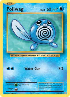 Polywag #023/108 Common / Evolutions