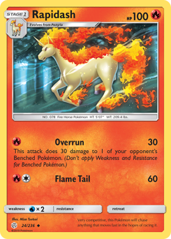 Rapidash #024/236 Uncommon / Cosmic Eclipse