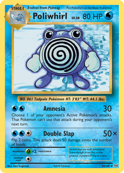 Poliwhirl #024/108 Uncommon / Evolutions