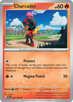 Charcadet #025/182 Common (Reverse Holofoil) / Paradox Rift