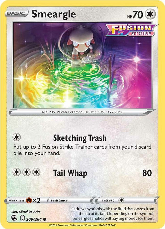 Smeargle #209/264 Common / Fusion Strike