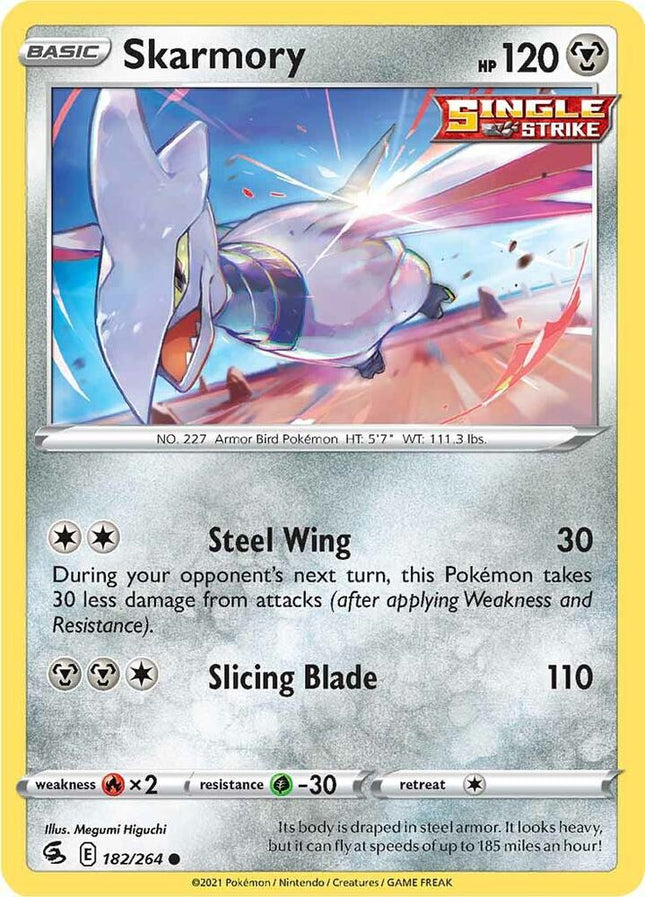 Skarmory #182/264 Common (Reverse Holofoil) / Fusion Strike