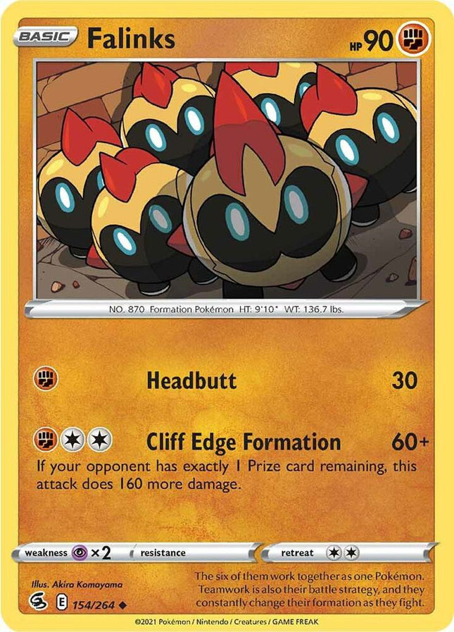 Falinks #154/264 Uncommon (Reverse Holofoil) / Fusion Strike