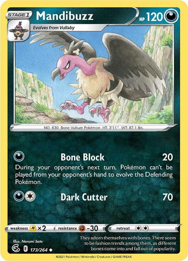 Mandibuzz #173/264 Uncommon / Fusion Strike