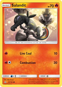 Salandit #025/156 Common / Ultra Prism