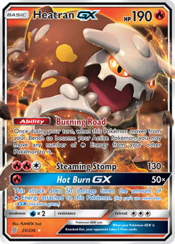 Heatran-GX #025/236 Ultra Rare (Holofoil) / Unified Minds