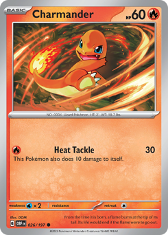 Charmander #026/197 Common / Obsidian Flames