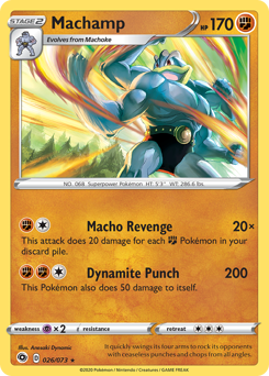 Machamp #26/73 Holo Rare (Reverse Holofoil) / Champion's Path