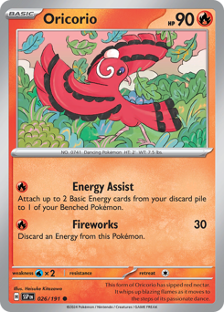 Oricorio #026/191 Common / Surging Sparks