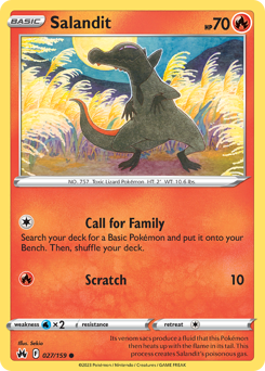 Salandit #027/159 Common / Crown Zenith