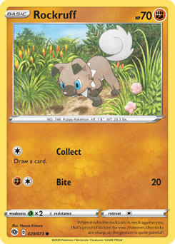 Rockruff #29/73 Common (Reverse Holofoil) / Champion's Path