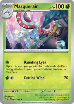 Masquerain #002/182 Uncommon / Paradox Rift
