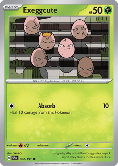 Exeggcute #002/191 Common / Surging Sparks